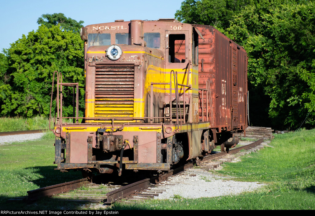 Another view of NCSL 100 on display at the Cowan Railroad Museum